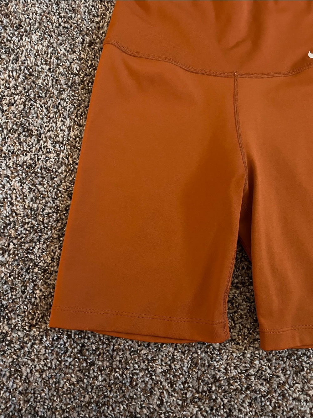 Nike Pro Women’s Biker Short in Rust Orange 6.5” inseam - Picture 3 of 9